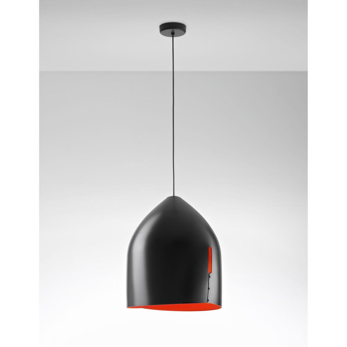 Oru Pendant - Ø 37 cm by Fabbian Red/Black – image 2