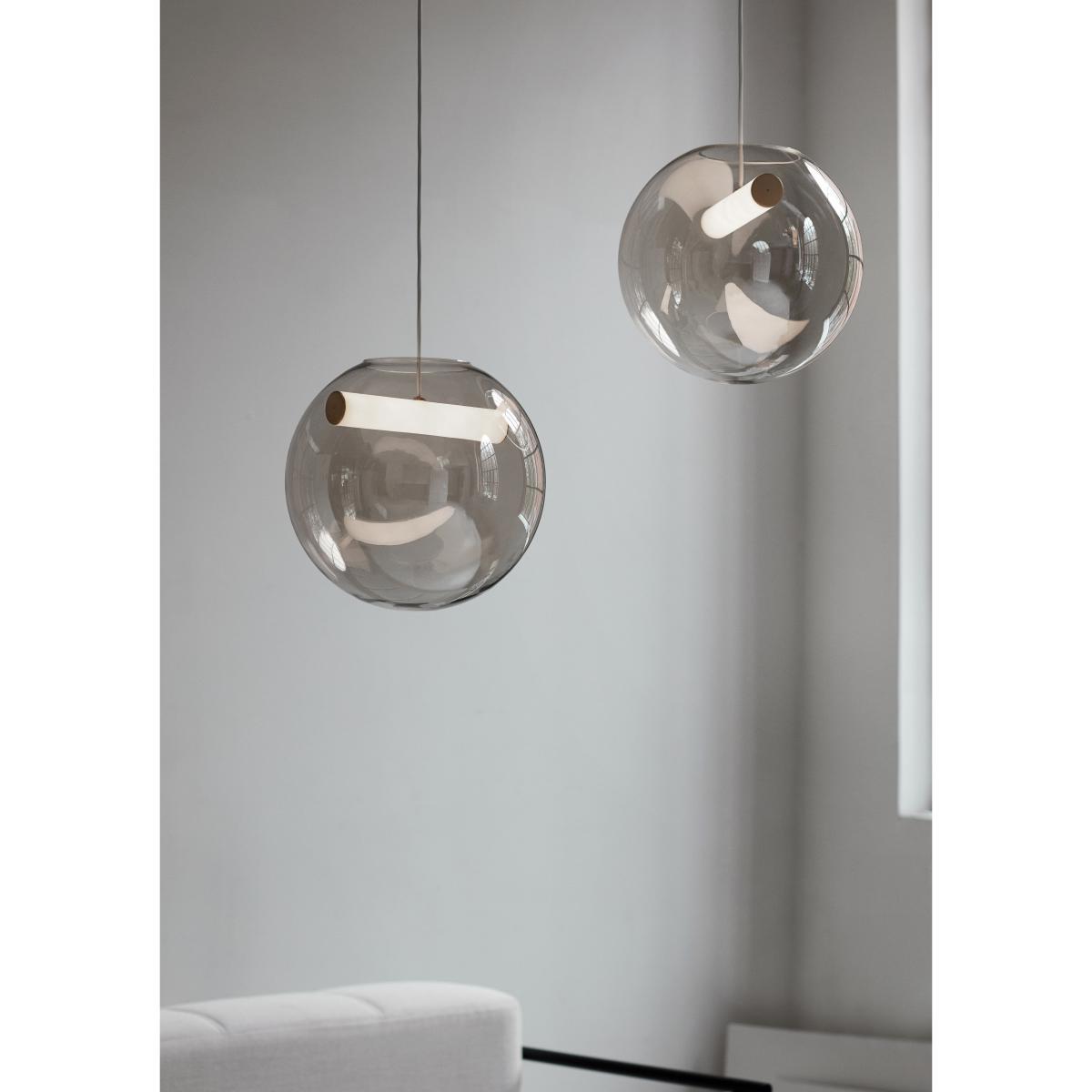 Reveal LED Pendant - / Blown glass by Northern Grey – image 3