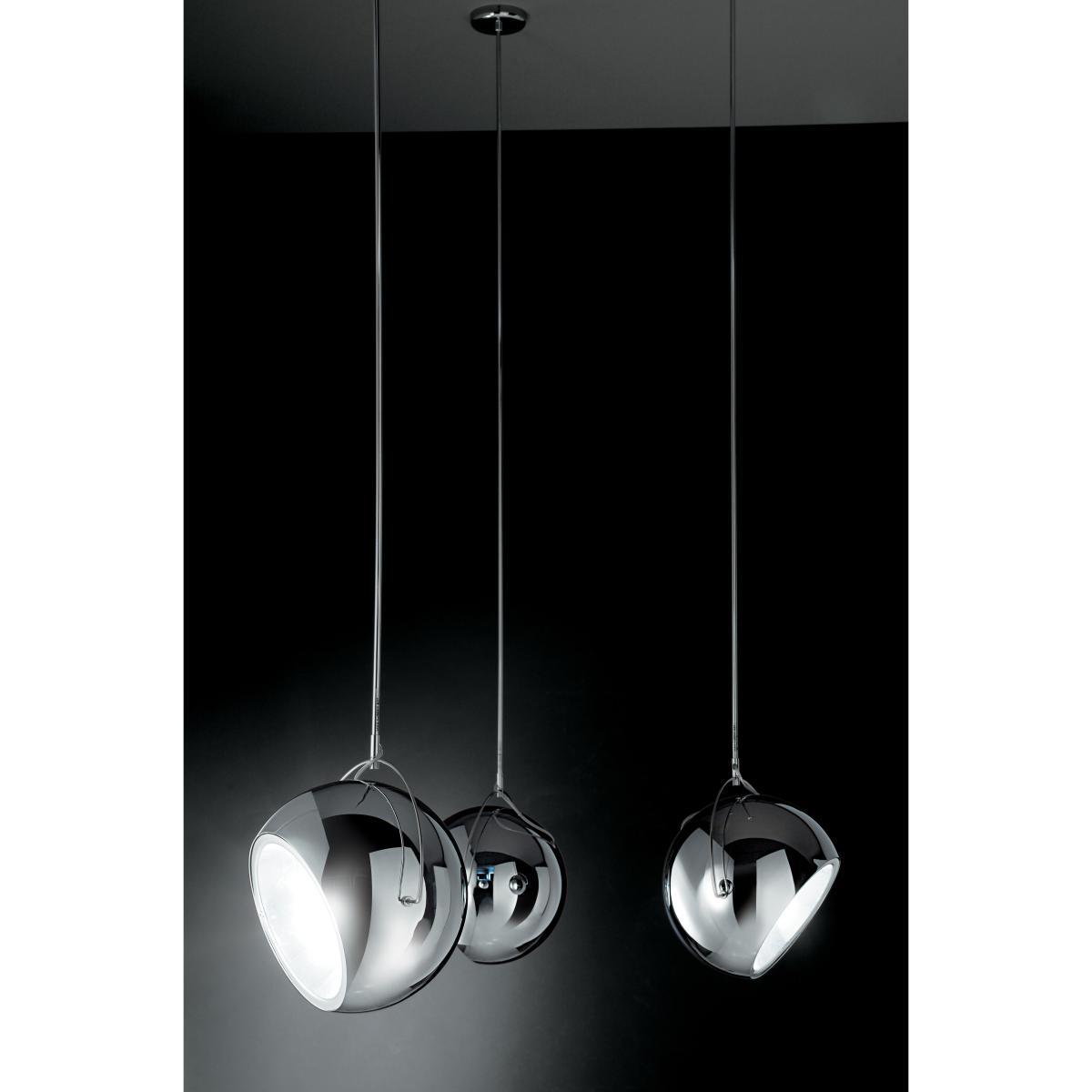 Beluga Pendant - Metal version - Ø 14 cm by Fabbian Metal – image 2