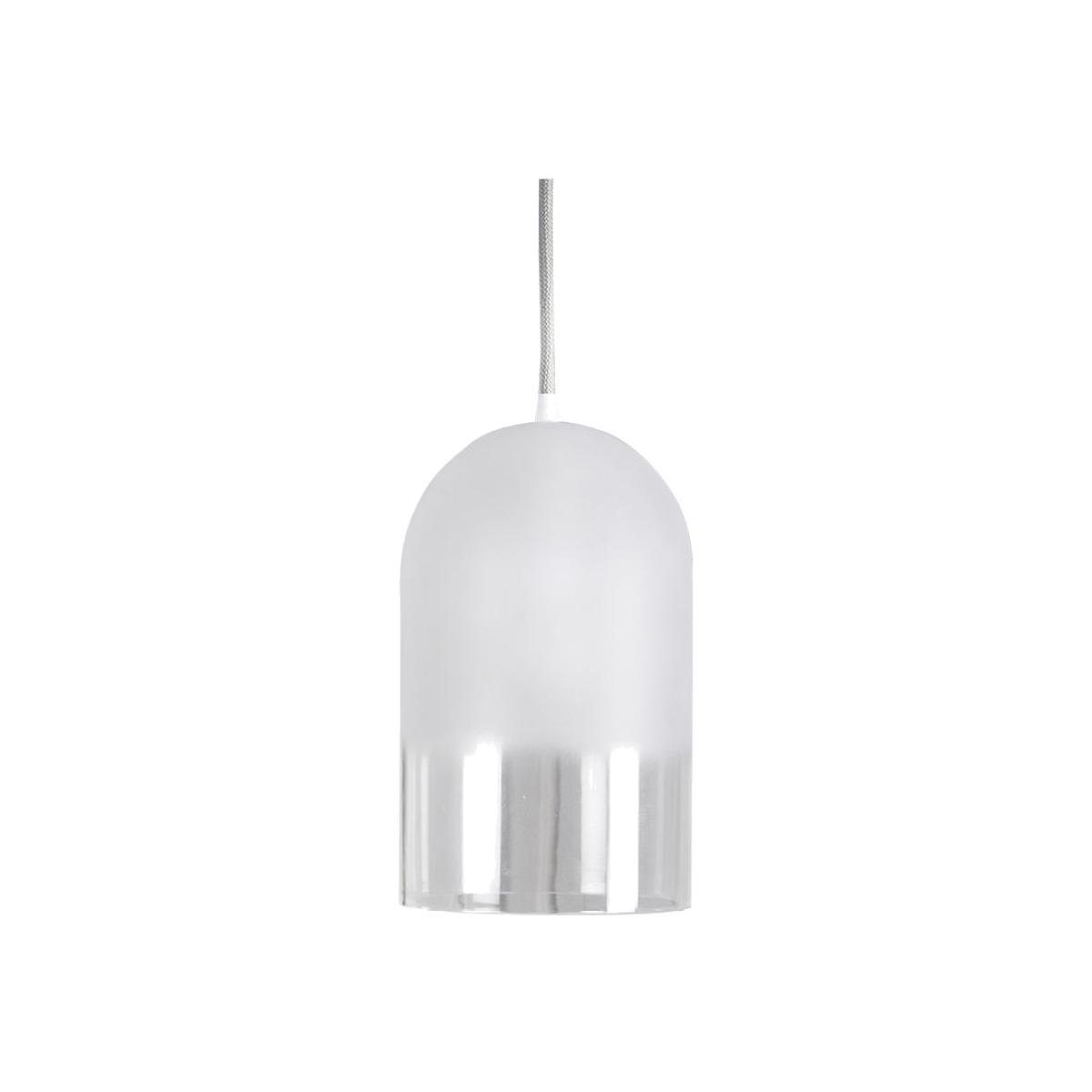 Dewy Pendant - Blown glass - H 28 cm by ENOstudio White/Transparent – image 1