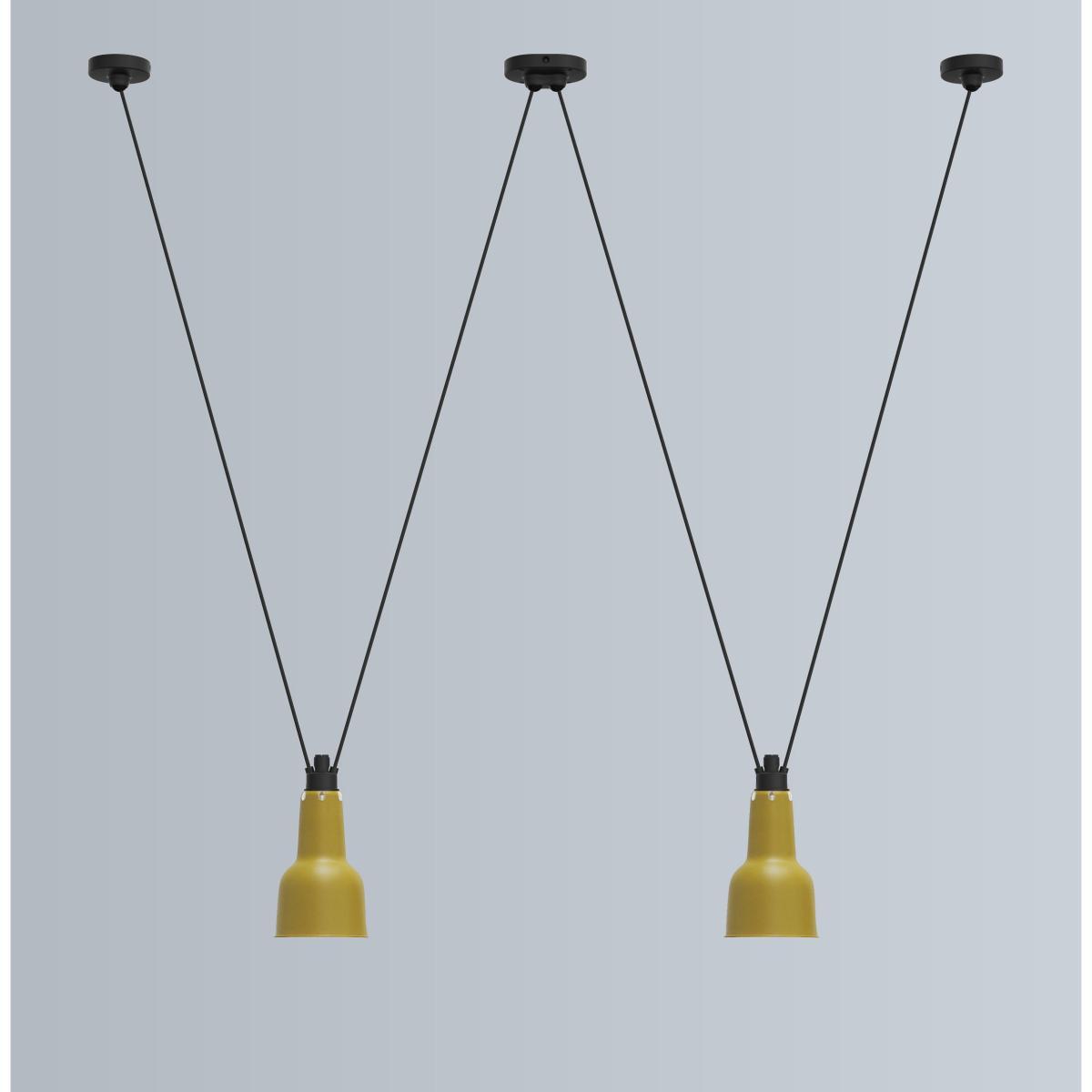 Acrobate N°324 Pendant - / Lampes Gras - 2 glass shades Ø 17 cm by DCW éditions White – image 3