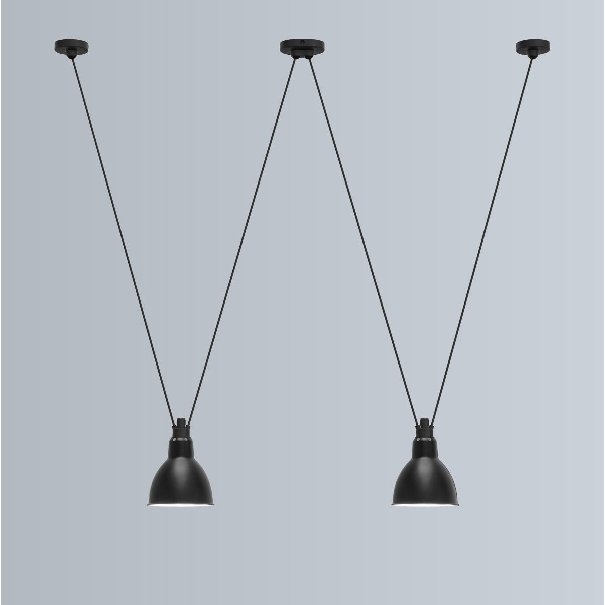 Acrobate N°324 Pendant - / Lampes Gras - 2 glass shades Ø 17 cm by DCW éditions White – image 5