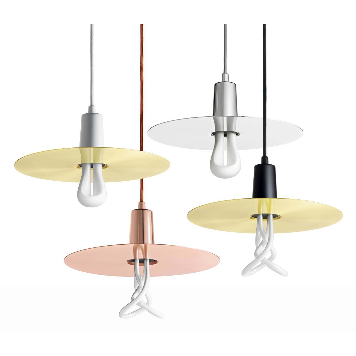 Drop Hat Pendant - Metal by Plumen White – image 2