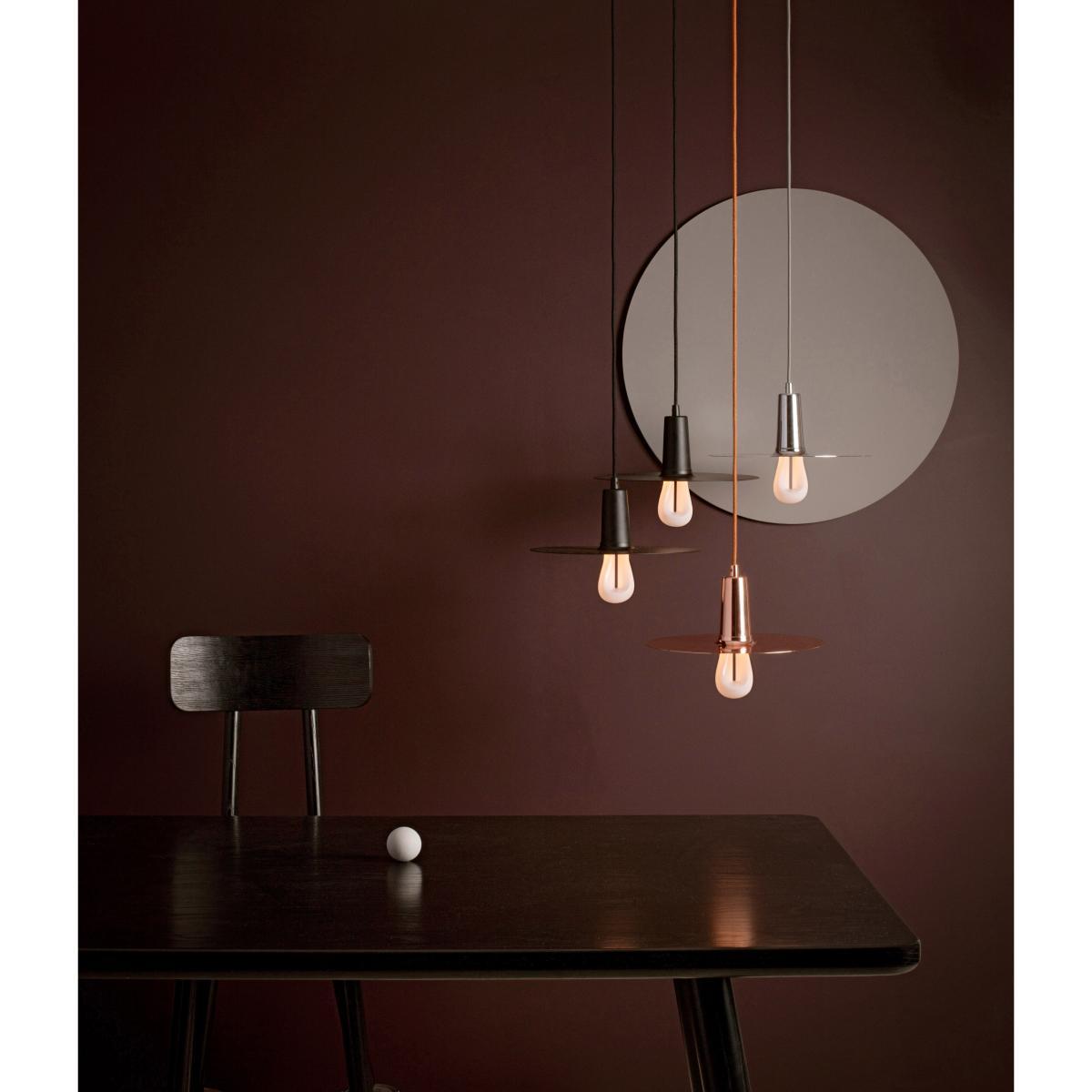 Drop Hat Pendant - Metal by Plumen White – image 3