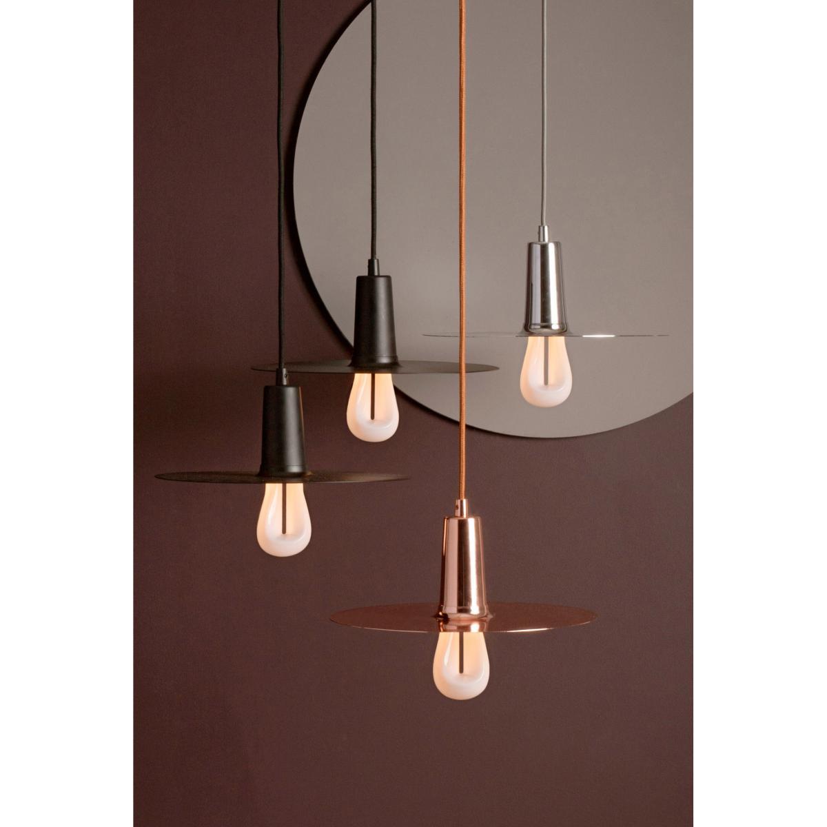 Drop Hat Pendant - Metal by Plumen White – image 5