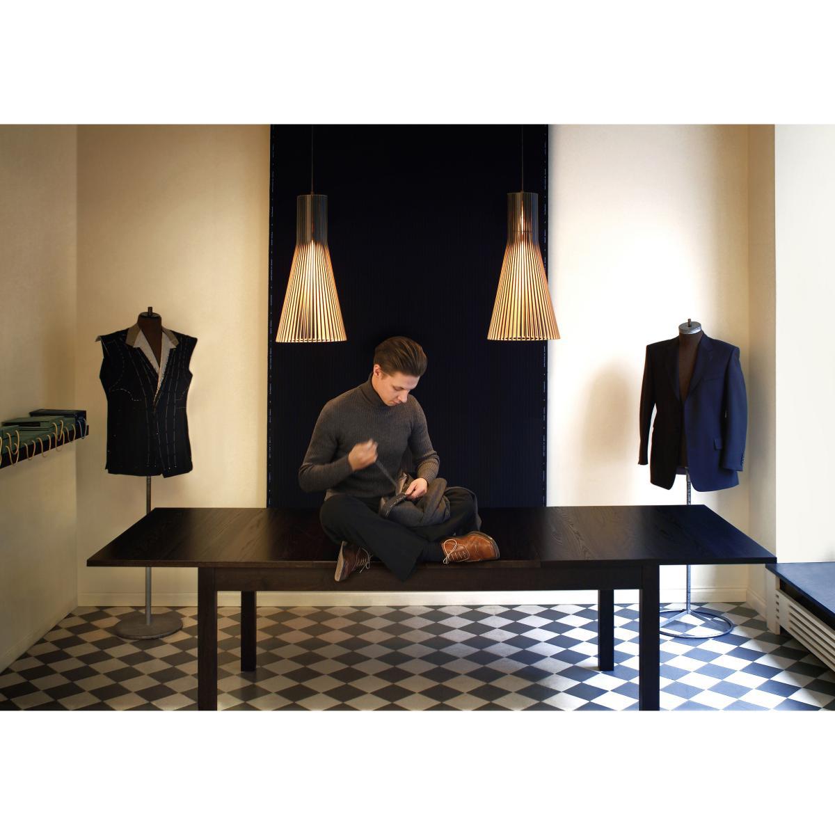 Secto L Pendant - / Ø 30 cm by Secto Design Black – image 3