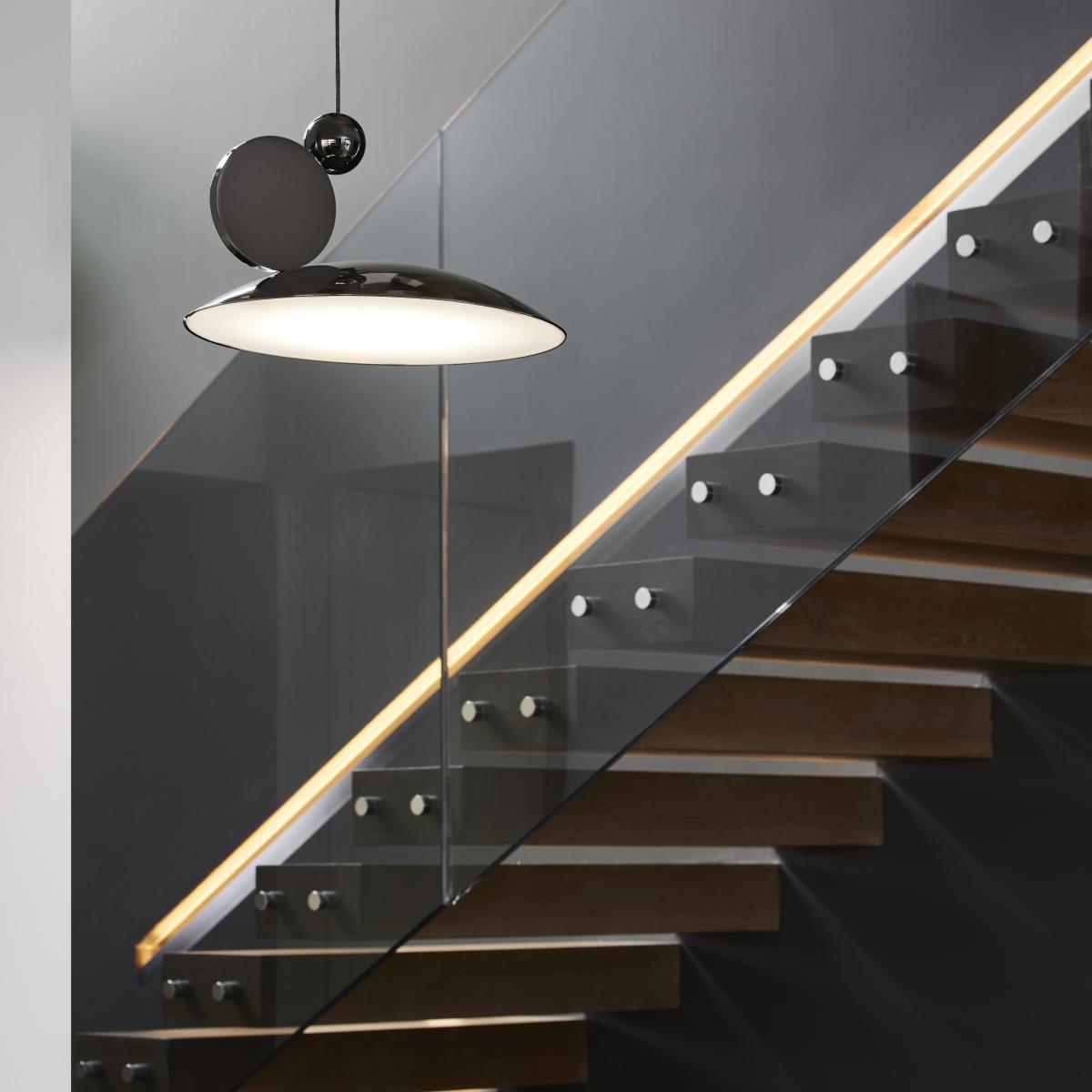 Equilibrium LED Pendant metal black / Ø 40 cm - Carpyen – image 2