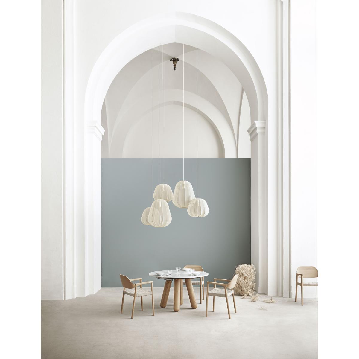 Balloon Large Pendant - / Translucent mesh - Ø 53 x H 60 cm by Bolia Grey – image 3