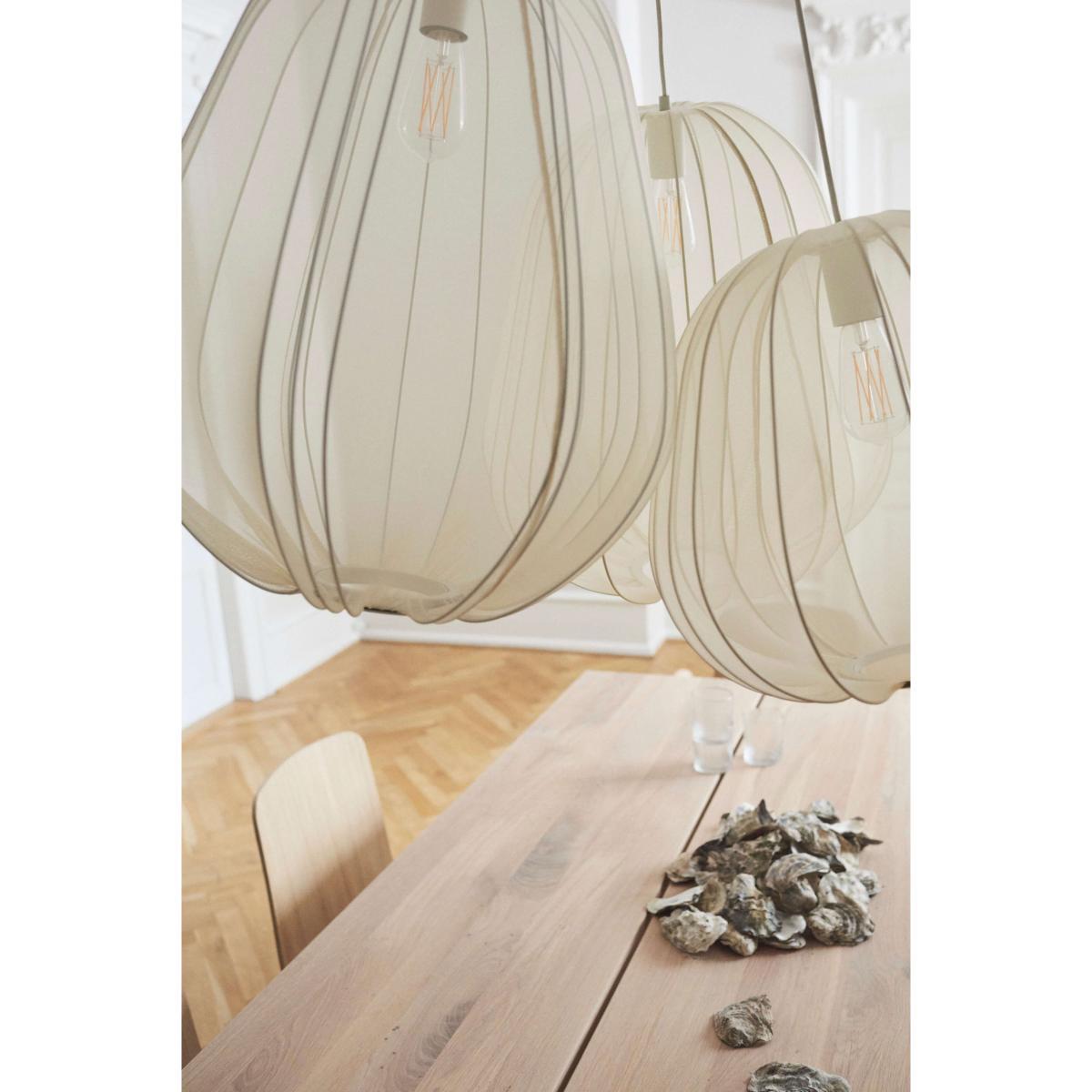Balloon Large Pendant - / Translucent mesh - Ø 53 x H 60 cm by Bolia Grey – image 5