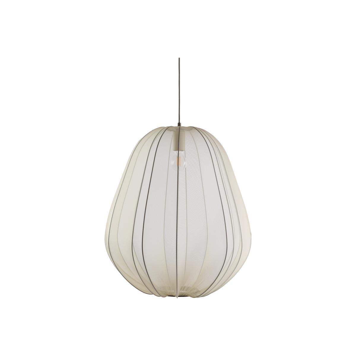 Balloon Large Pendant - / Translucent mesh - Ø 53 x H 60 cm by Bolia Grey – image 1