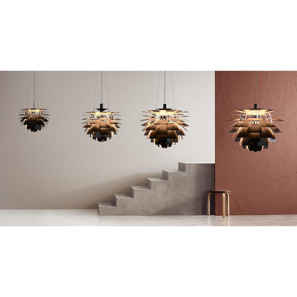 PH Artichoke LED Ø 48 cm Pendant - / Ø 48 cm - Integrated LED light source / Poul Henningsen, 1958 by Louis Poulsen Black – image 2