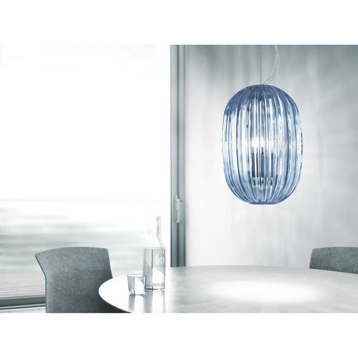 Plass Media Pendant - Ø 34 x H 50 cm by Foscarini Grey – image 2