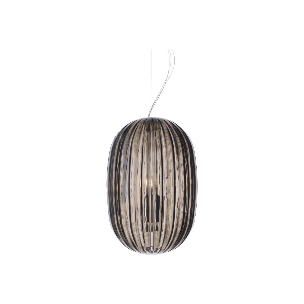 Plass Media Pendant - Ø 34 x H 50 cm by Foscarini Grey – image 1