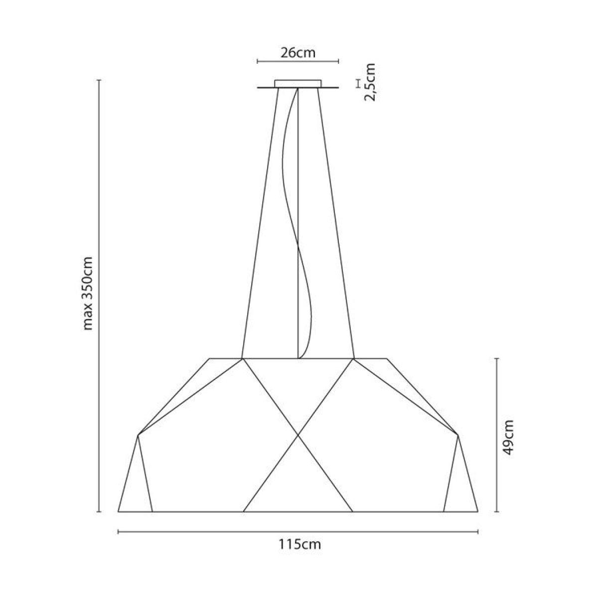 Crio Pendant - Ø 115 cm by Fabbian White – image 6