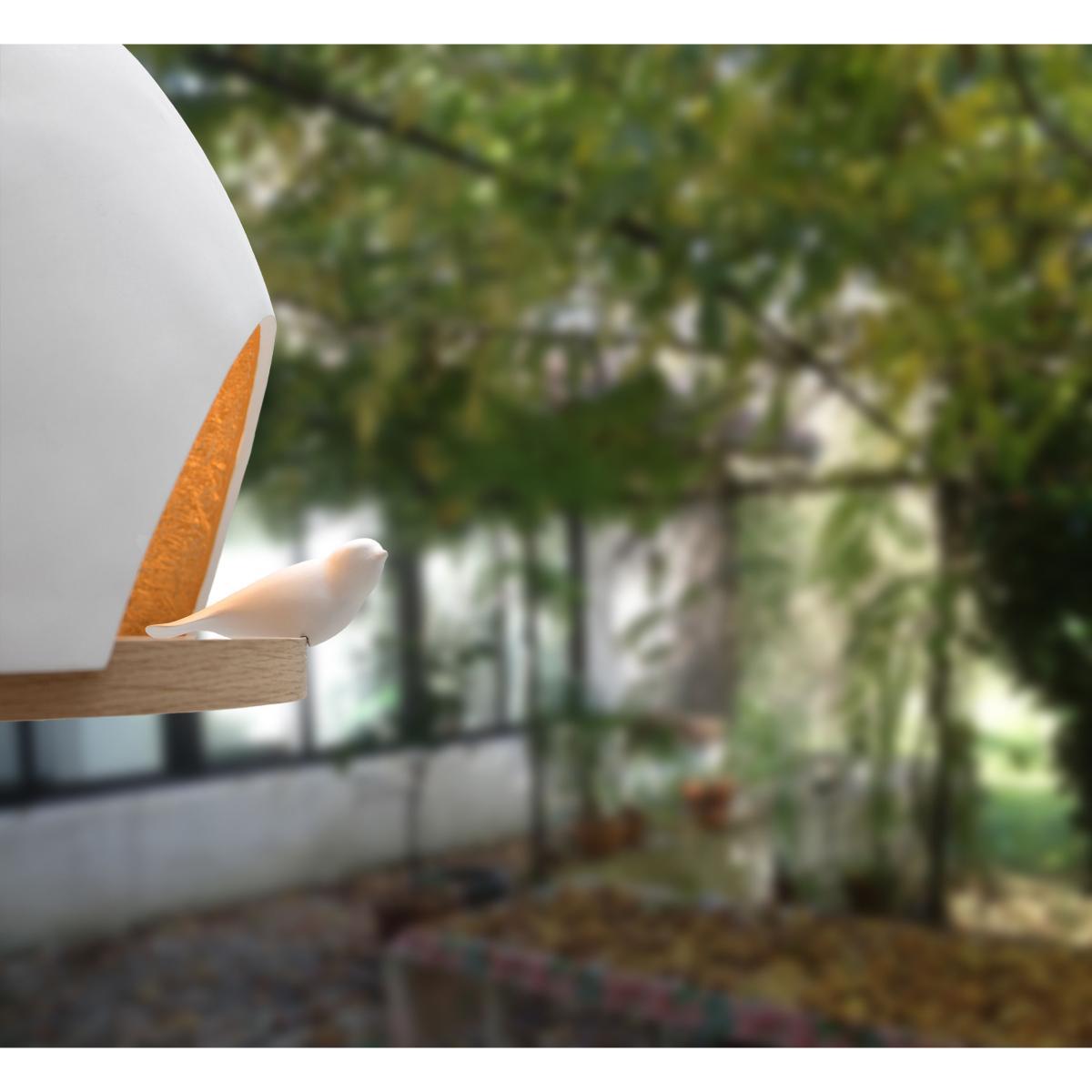 Oiseau Pendant by Compagnie White/Gold – image 2