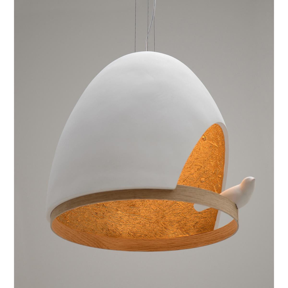Oiseau Pendant by Compagnie White/Gold – image 7