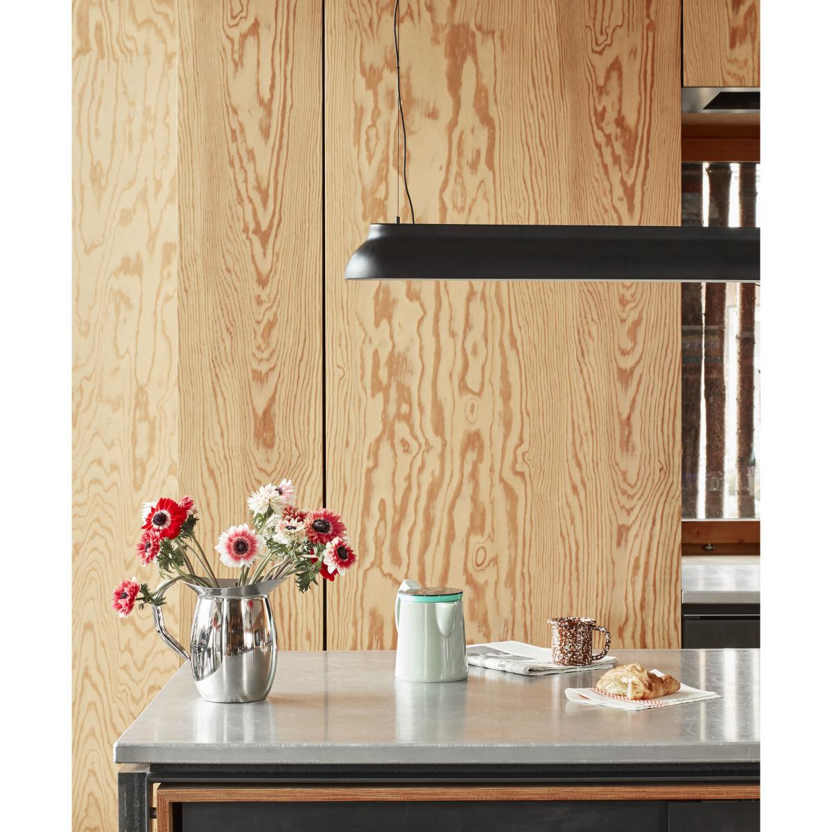 PC Linear Pendant - / LED - L 120 cm / Aluminium by Hay Black – image 11