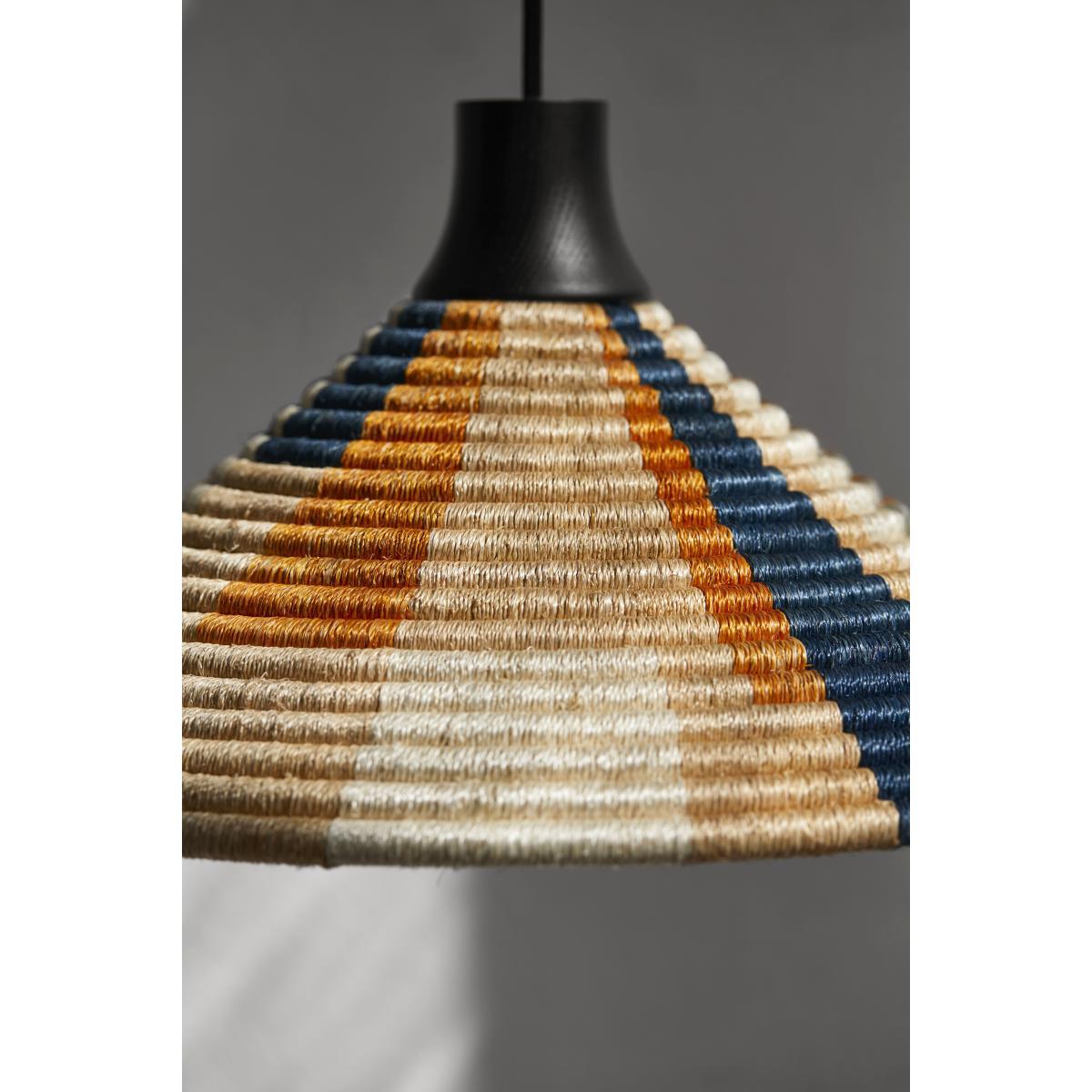 Parrot S Pendant - / Ø 40 x H 22 cm - Hand-braided abaca by Forestier Multicoloured/Beige – image 3