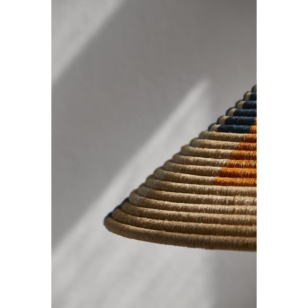 Parrot S Pendant - / Ø 40 x H 22 cm - Hand-braided abaca by Forestier Multicoloured/Beige – image 4