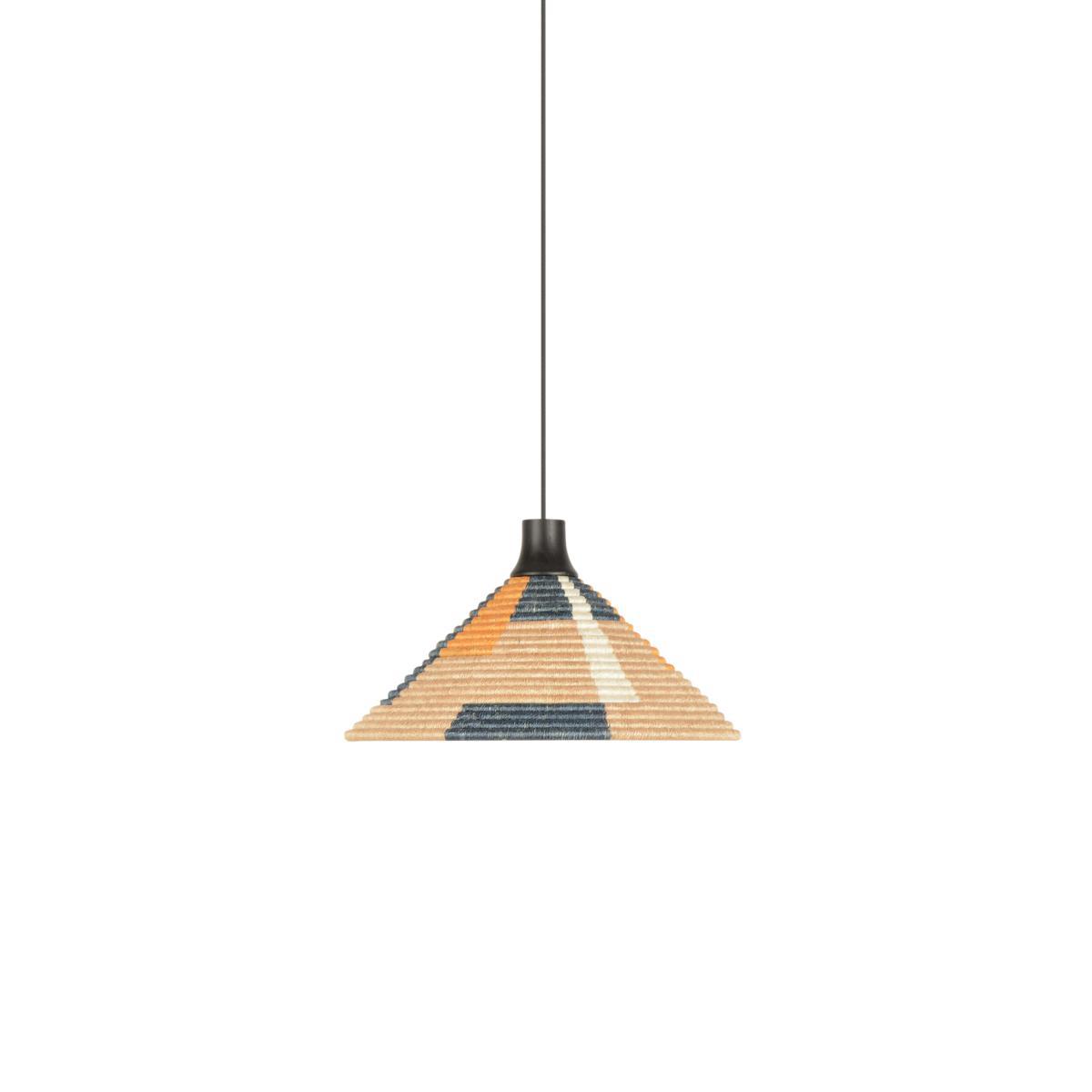 Parrot S Pendant - / Ø 40 x H 22 cm - Hand-braided abaca by Forestier Multicoloured/Beige – image 5