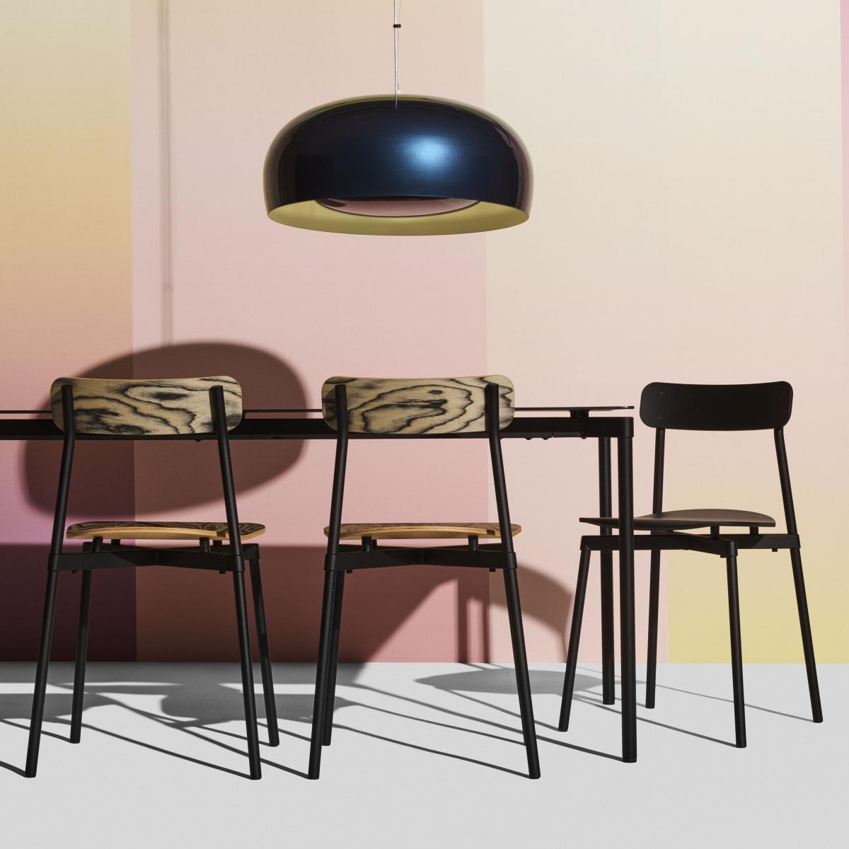 Brush Grande Pendant metal black / Ø 60 cm - Petite Friture – image 4