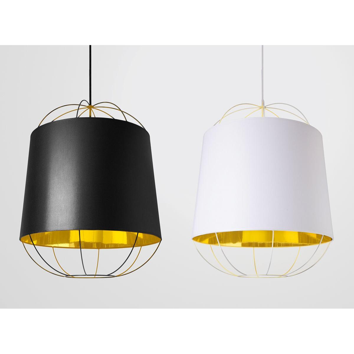 Lanterna  Medium Pendant by Petite Friture White/Gold – image 3