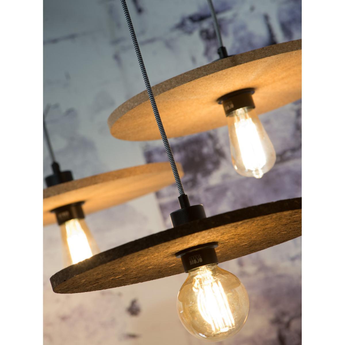 Algarve Pendant - / Cork - Ø 40 cm by GOOD&MOJO Brown – image 2