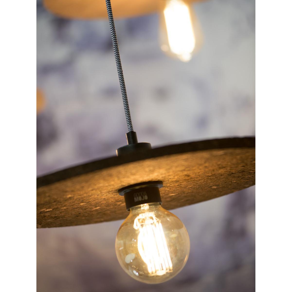Algarve Pendant - / Cork - Ø 40 cm by GOOD&MOJO Brown – image 3