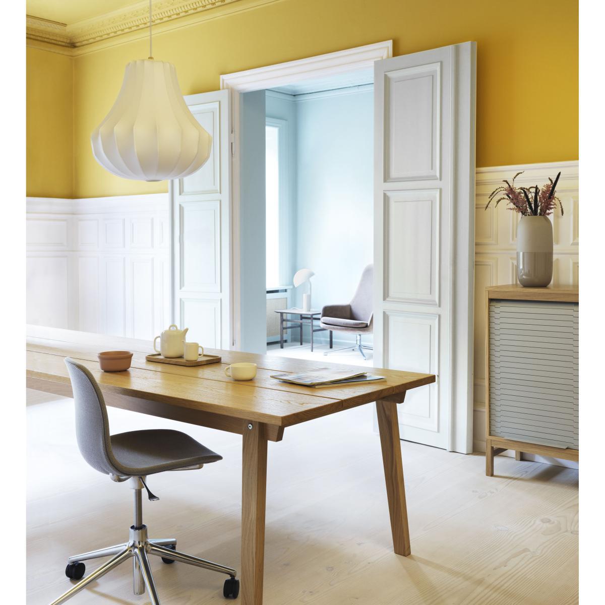 Phantom Small Pendant - / Ø 45 x H 47 cm - Cocoon resin by Normann Copenhagen White – image 4
