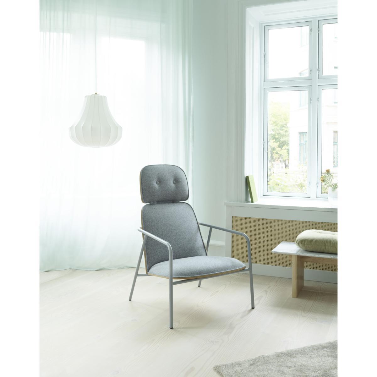 Phantom Small Pendant - / Ø 45 x H 47 cm - Cocoon resin by Normann Copenhagen White – image 5