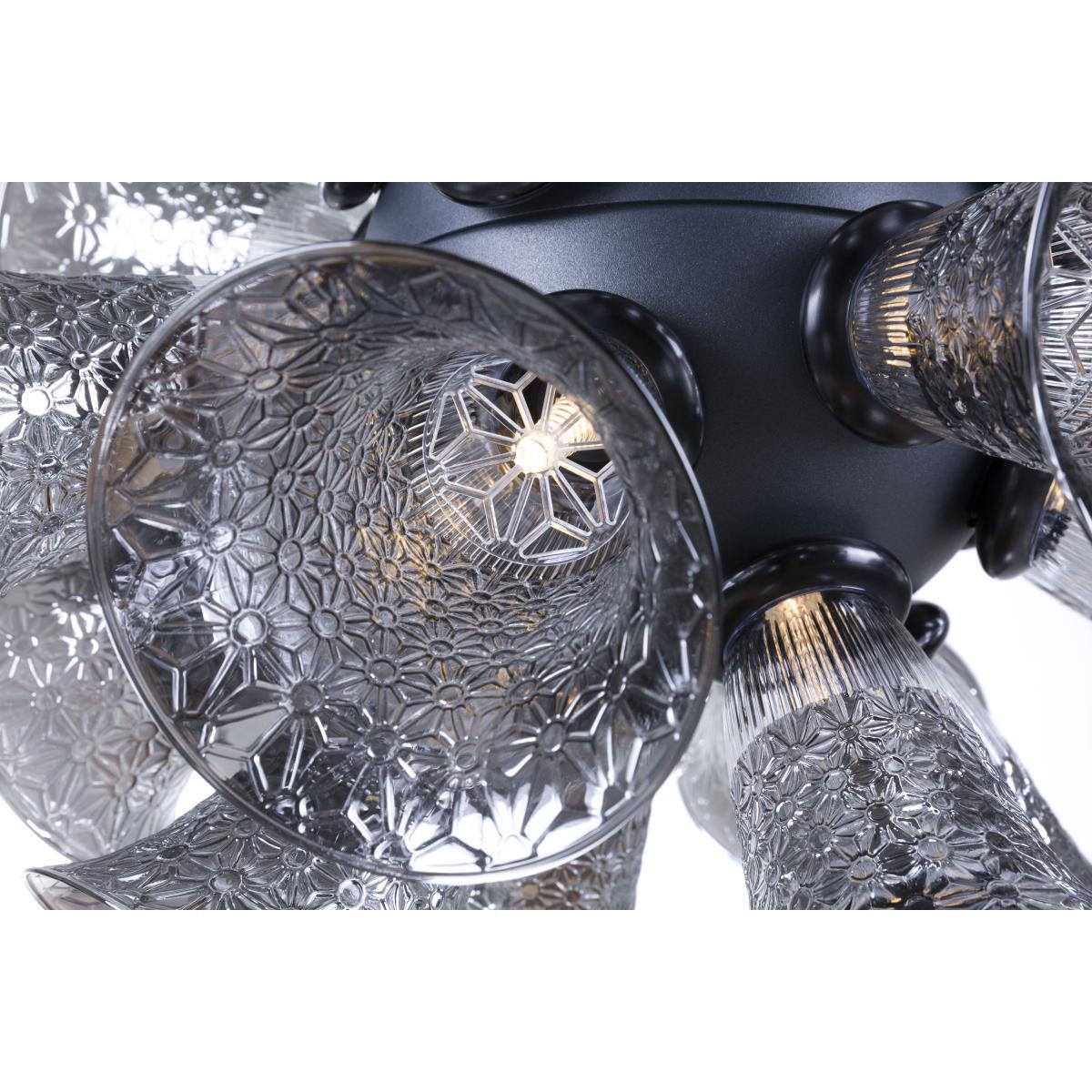 Chalice 24 Pendant - / Glass chalices - Ø 48 cm by Moooi Grey/Silver/Metal – image 5