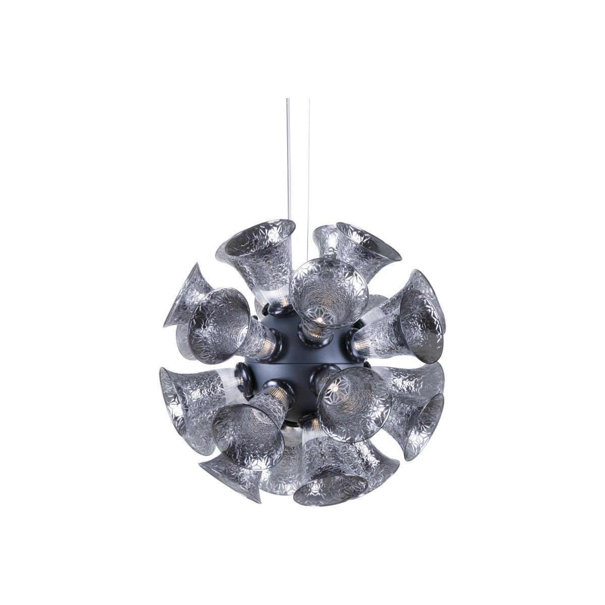 Chalice 24 Pendant - / Glass chalices - Ø 48 cm by Moooi Grey/Silver/Metal – image 1