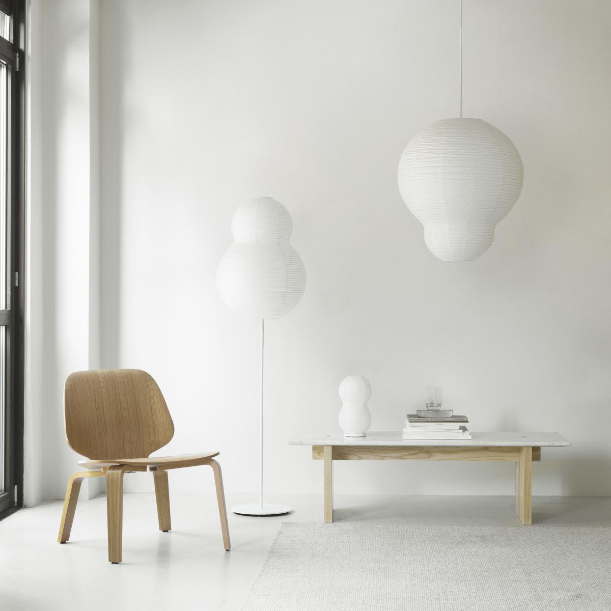 Puff Hvid Lampshade paper white / Rice paper - Ø 60 x H 75 cm - Normann Copenhagen – image 2