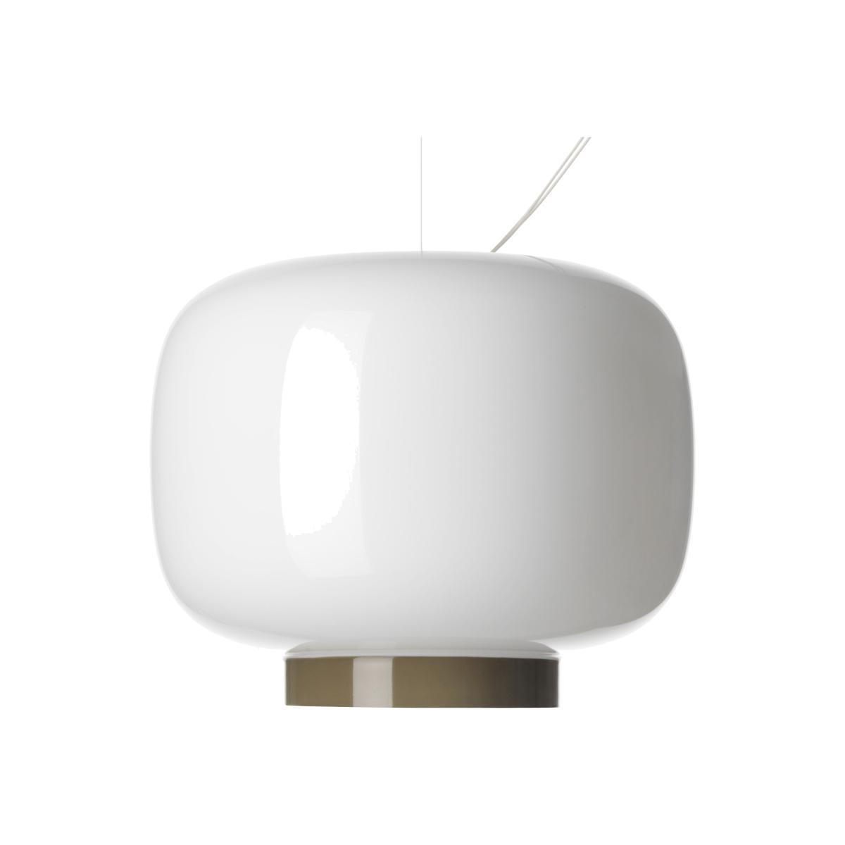Chouchin Reverse n°3 Pendant - Ø 30 cm x H 25 cm by Foscarini White/Grey – image 1