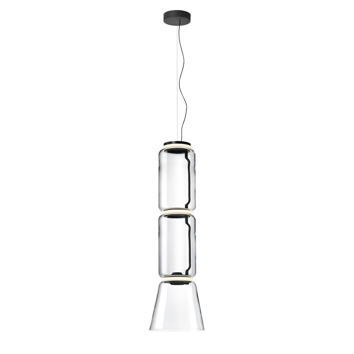 Noctambule Cône n°2 Pendant - / LED - Ø 36 x H 127 cm by Flos Transparent – image 2