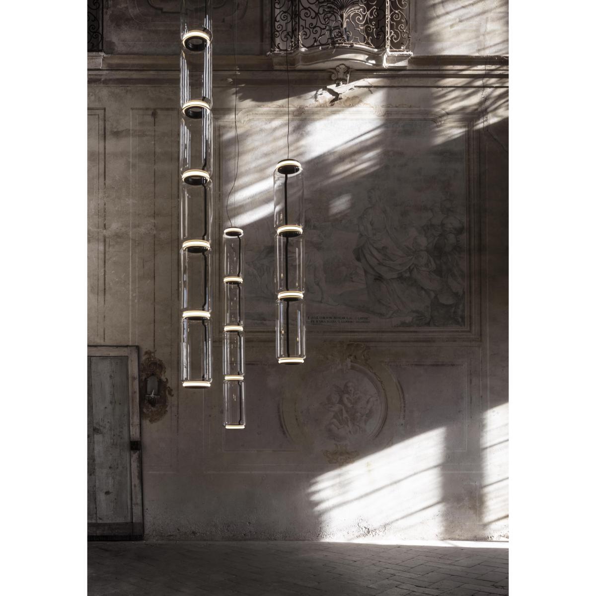 Noctambule Cône n°2 Pendant - / LED - Ø 36 x H 127 cm by Flos Transparent – image 6