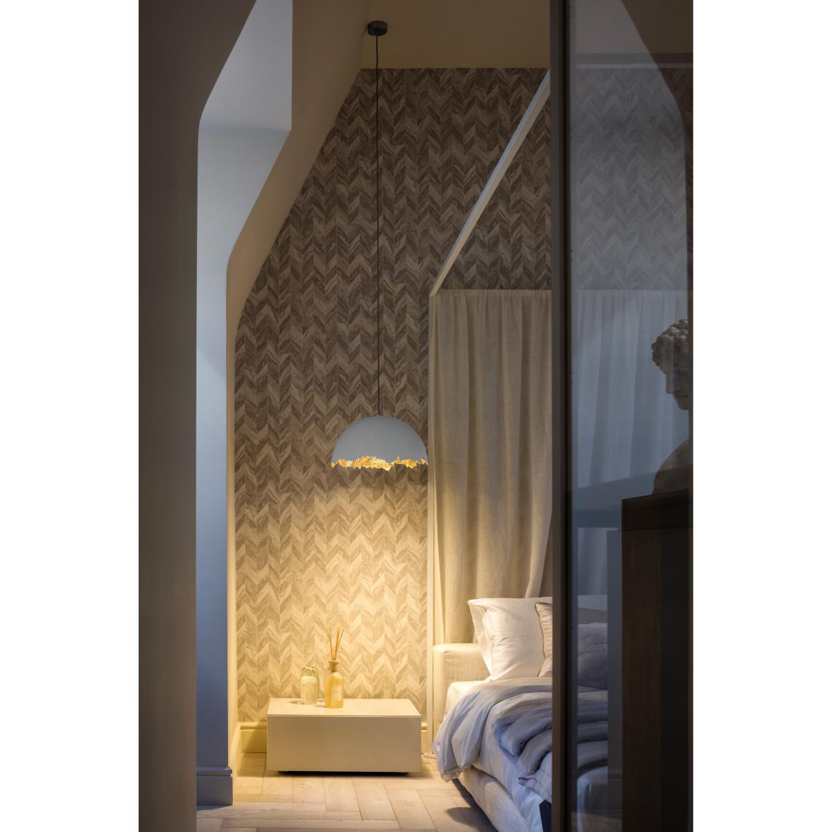 Suspension PostKrisi 49 Pendant - / Ø 80 cm by Catellani & Smith White/Gold/Metal – image 3