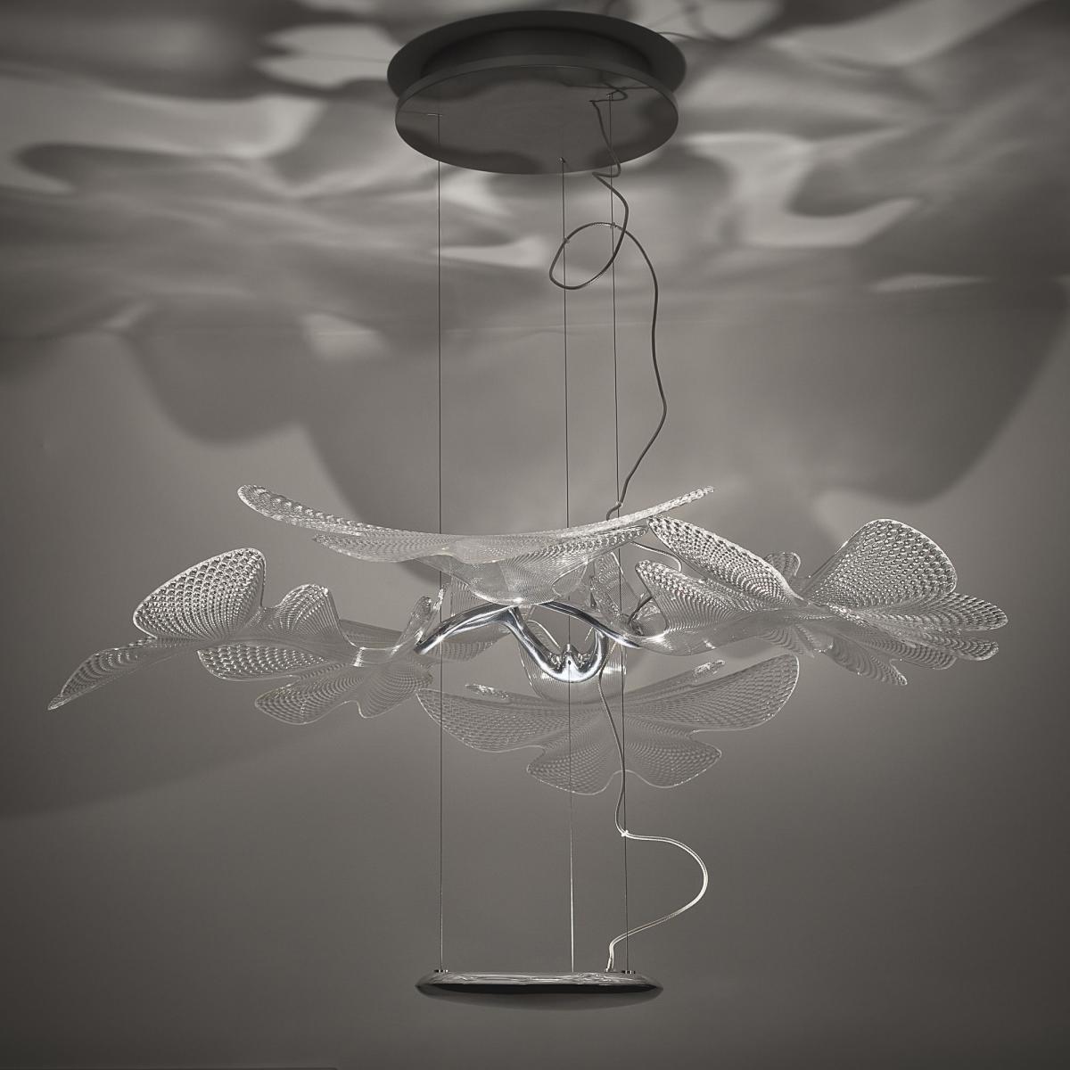 Suspension Chlorophilia Simple LED Pendant - / Bluetooth - Ø 77 by Artemide Transparent – image 2
