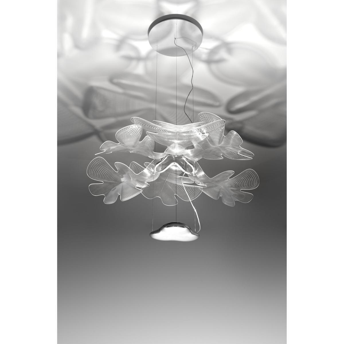 Suspension Chlorophilia Simple LED Pendant - / Bluetooth - Ø 77 by Artemide Transparent – image 3