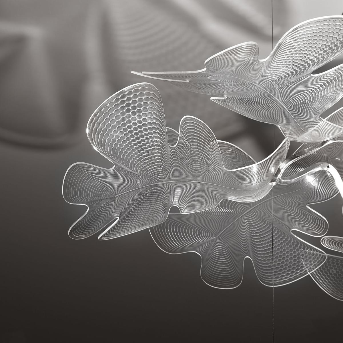 Suspension Chlorophilia Simple LED Pendant - / Bluetooth - Ø 77 by Artemide Transparent – image 5