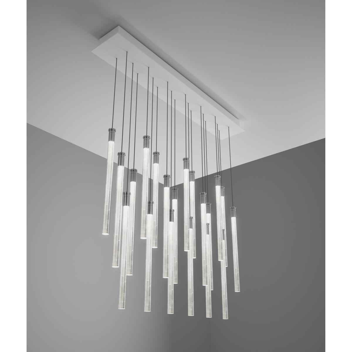 Multispot Tooby Pendant - LED / 20 elements by Fabbian Transparent – image 2