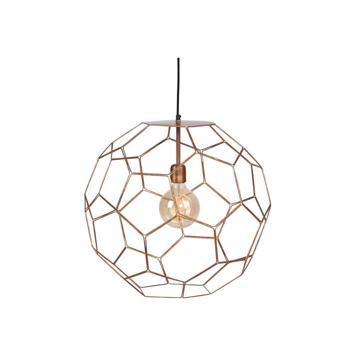 Marrakech Small Pendant - / Ø 35 cm - Metal by It's about Romi Copper/Metal