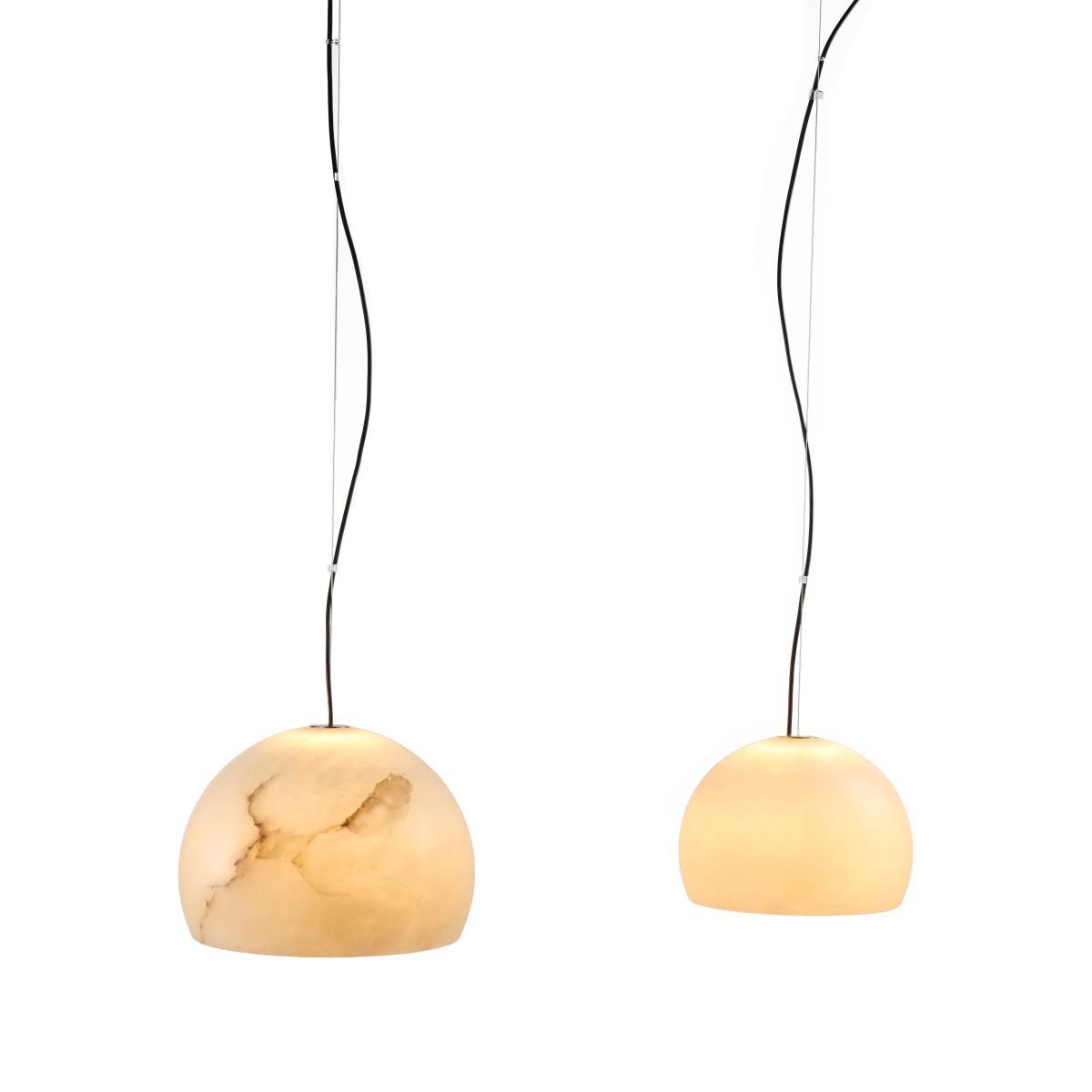 Neil XL Pendant - / LED - Ø 25 cm - Alabaster by Carpyen White – image 6