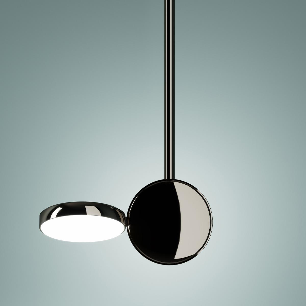 Optunia Pendant - / LED - Swivelling - H 56 cm by Fontana Arte Metal