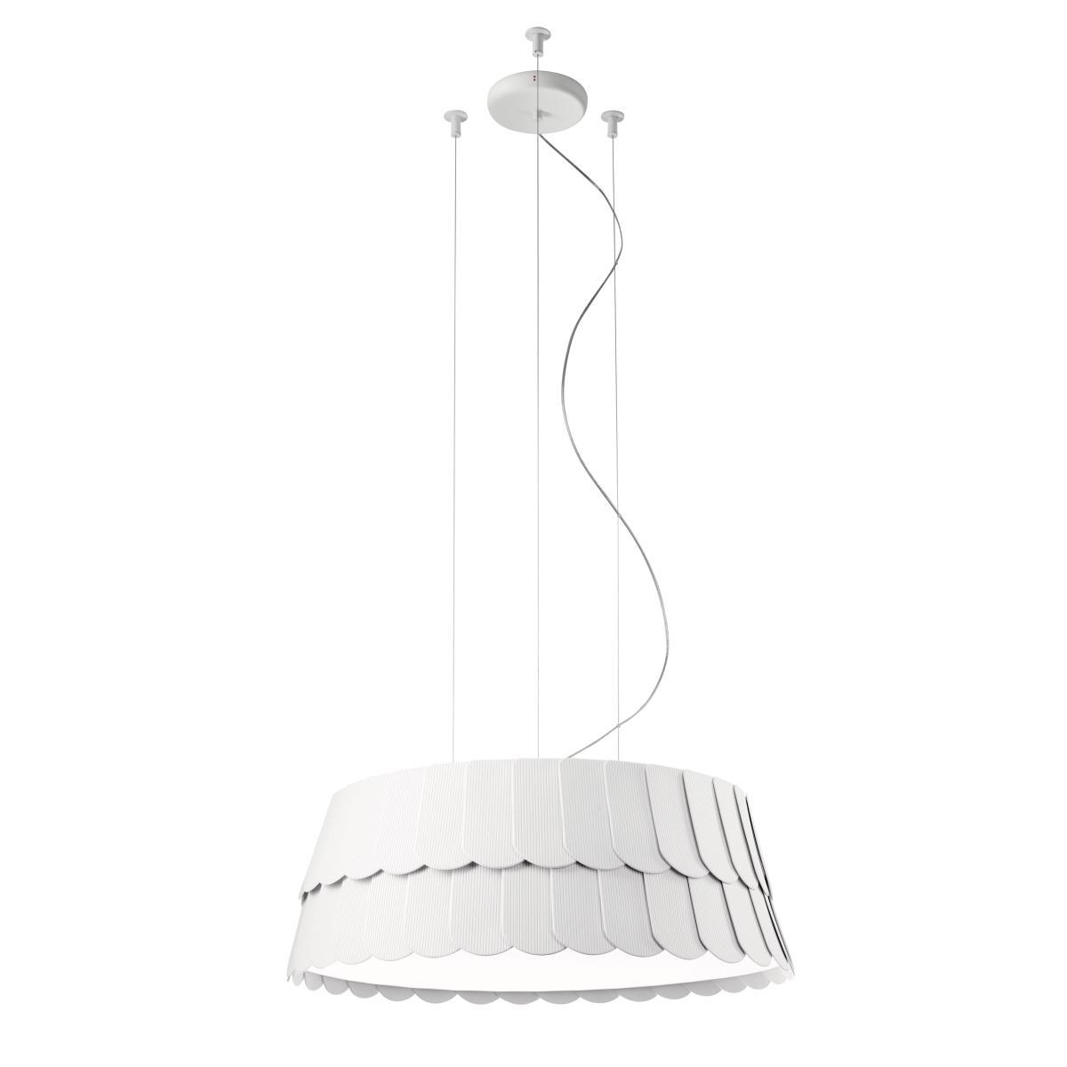 Roofer Pendant - Ø 59 x H 22,5 cm by Fabbian White – image 3