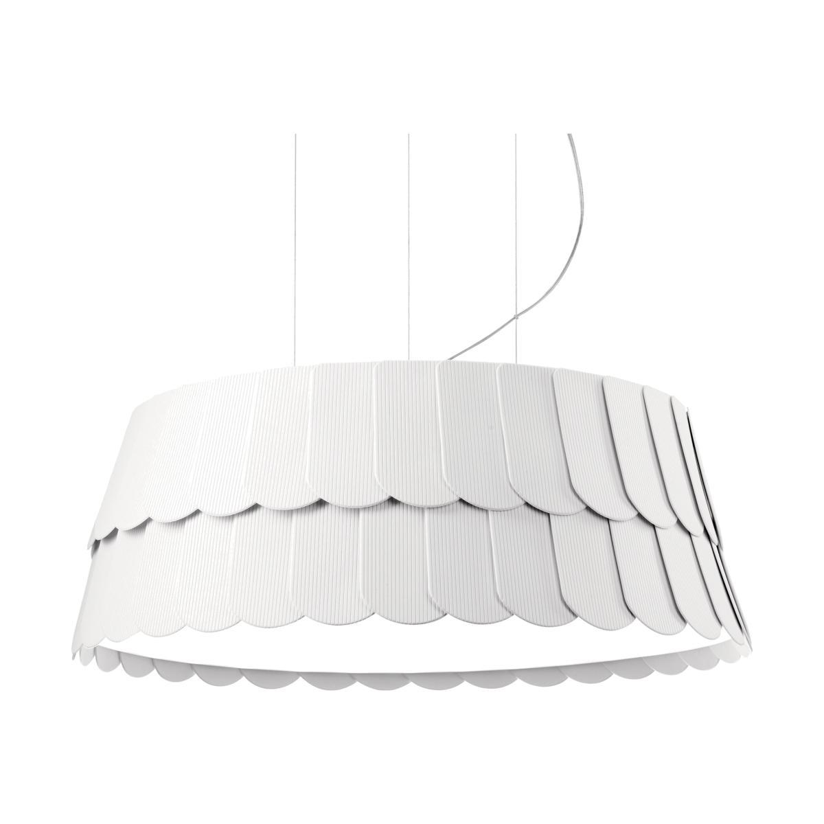 Roofer Pendant - Ø 59 x H 22,5 cm by Fabbian White – image 1