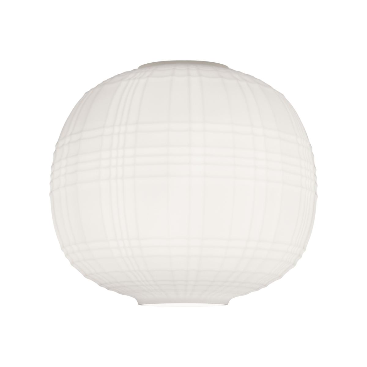 Tartan Ceiling light glass white / Ø 40 x H 35 cm - Blown glass - Foscarini – image 1