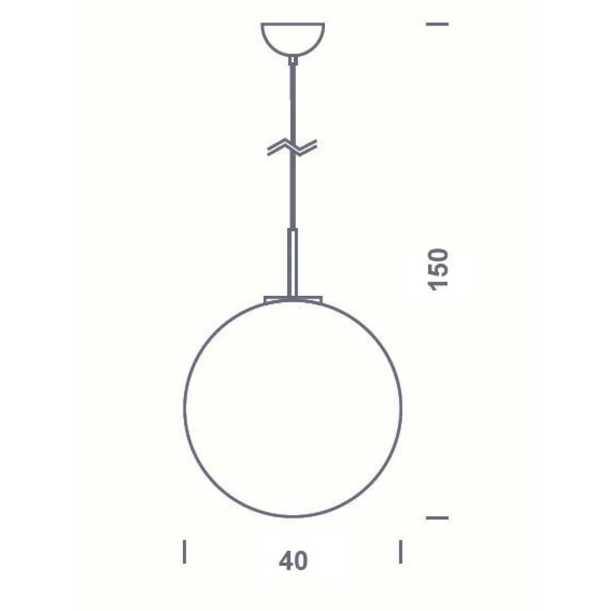 Asteroïde Pendant - Ø 40 cm by Nemo White – image 2