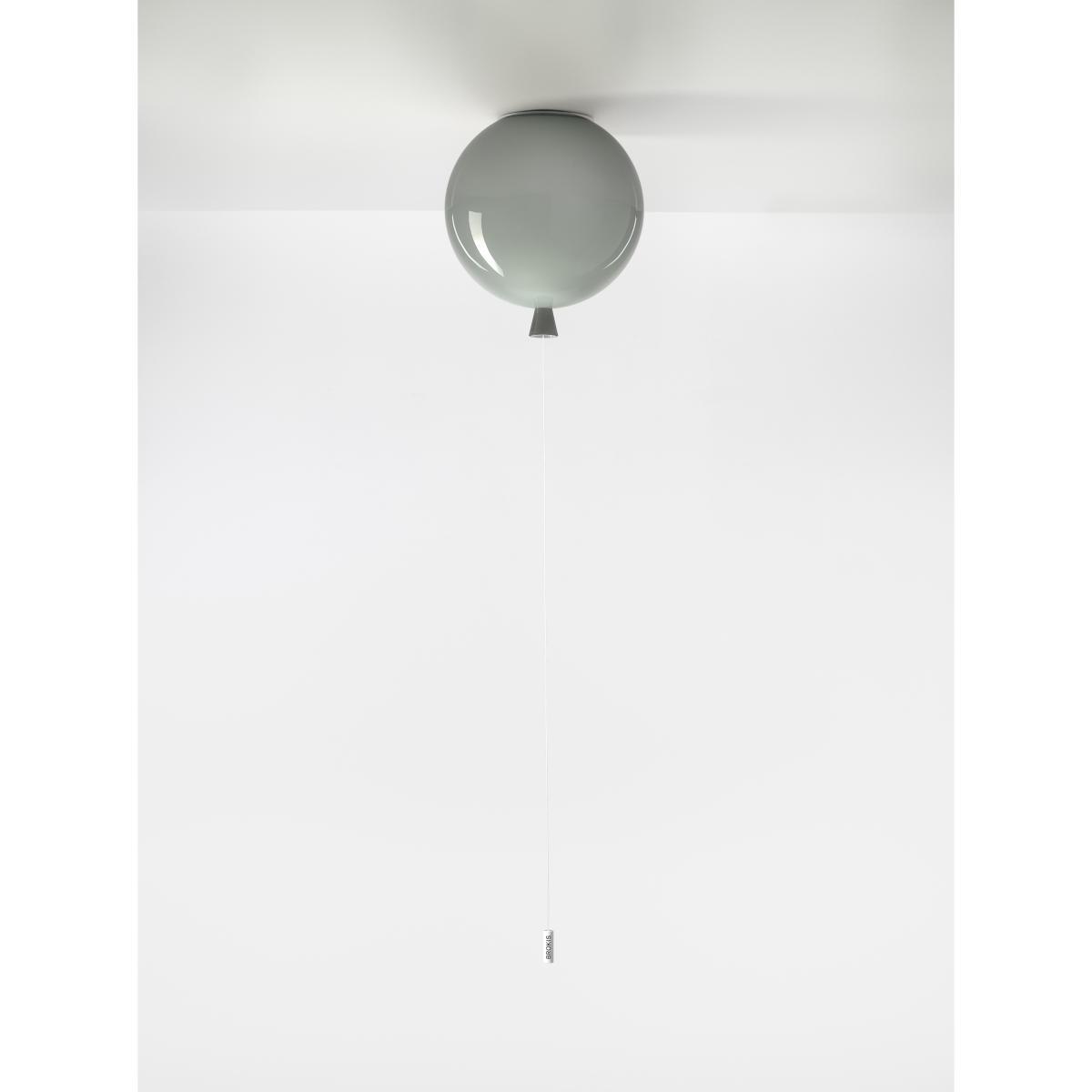 Memory Small Ceiling light - / Ø 25 cm - Glass by Brokis Grey – image 2