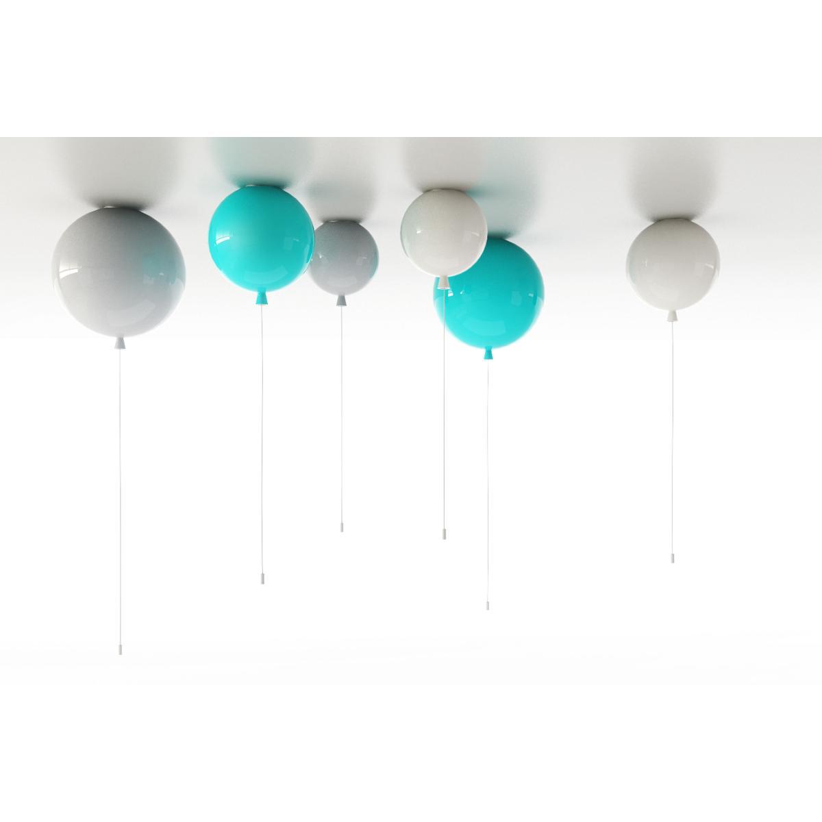 Memory Small Ceiling light - / Ø 25 cm - Glass by Brokis Grey – image 4